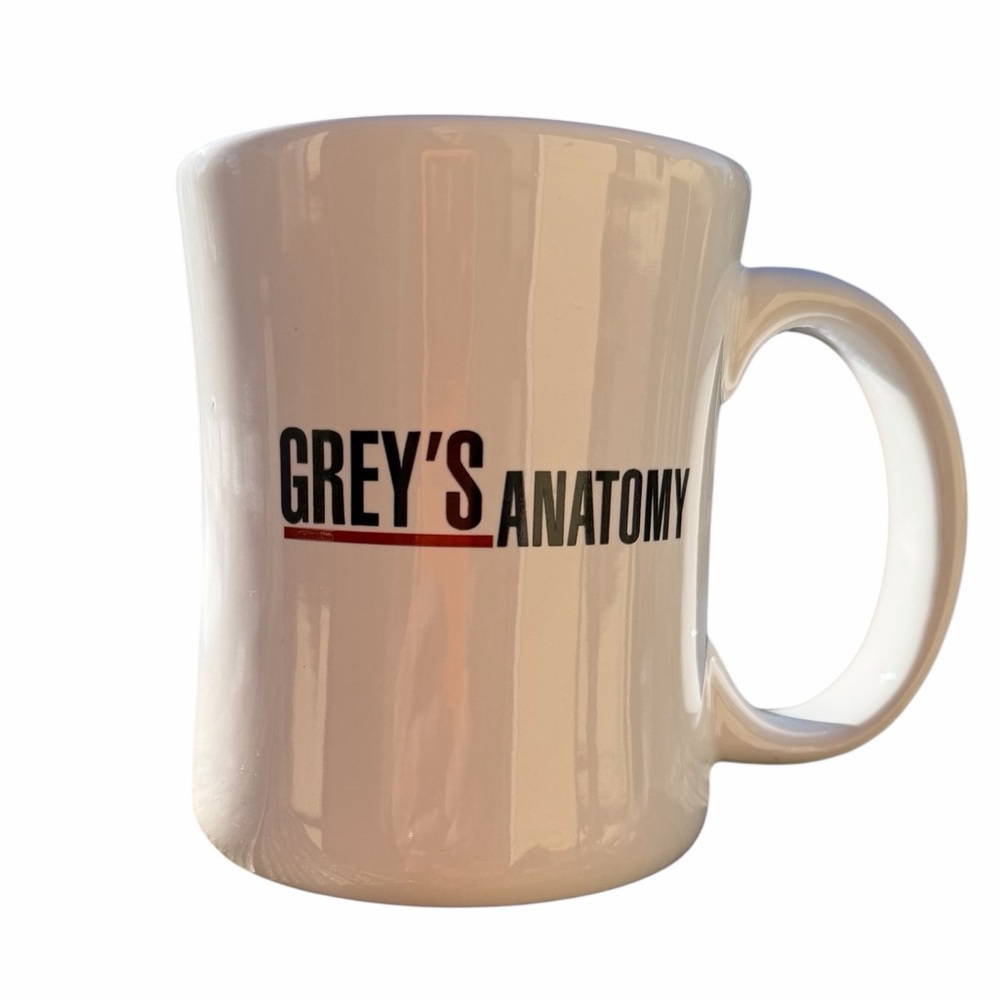 Grey’s Anatomy 16 oz Heavy Weight Ceramic Coffee Tea Hot Chocolate Mug New